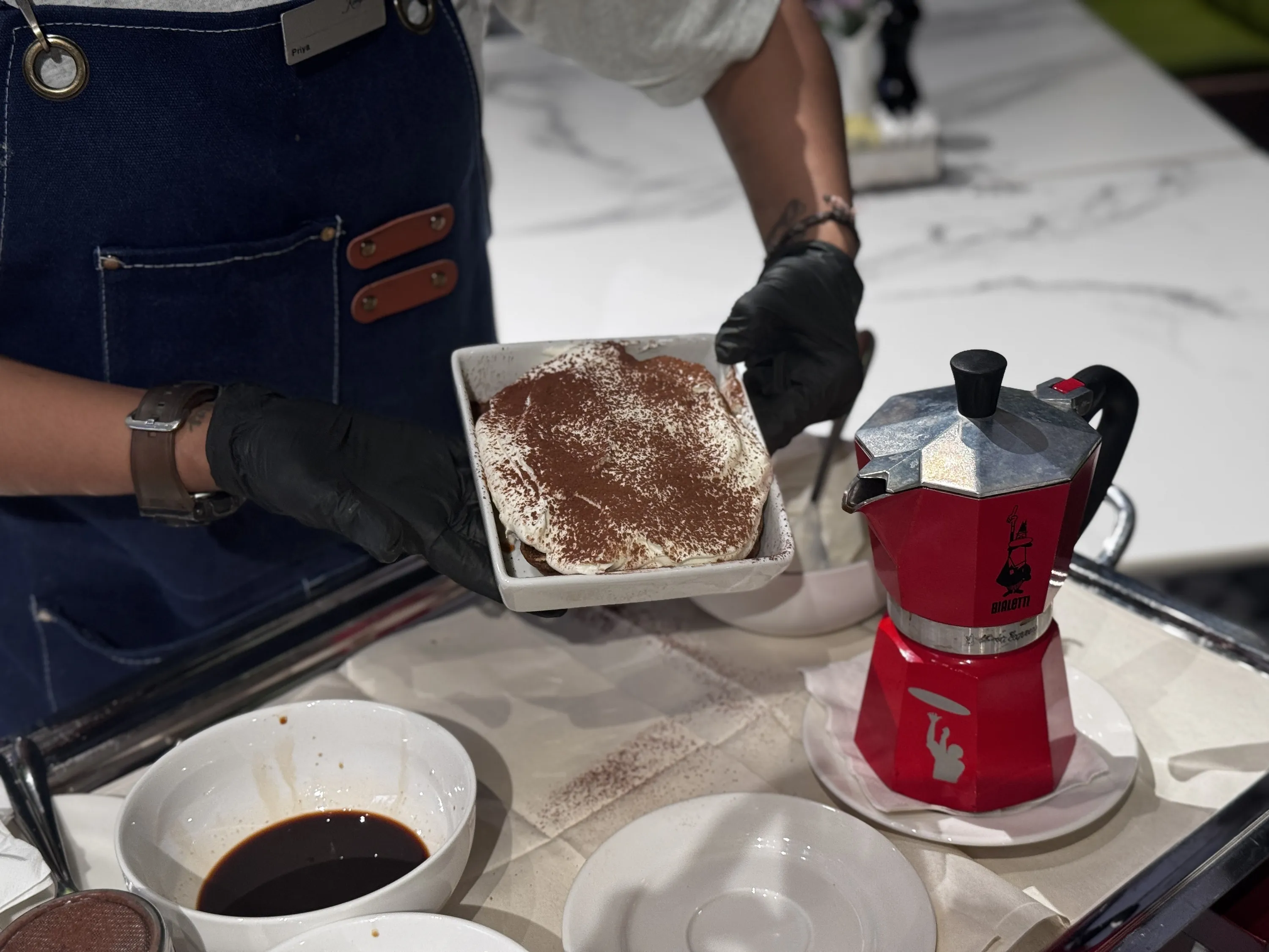 Crazy Pizza tiramisu