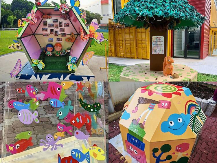 Look out for these colourful SG60 art installations scattered across Singapore's heartlands
