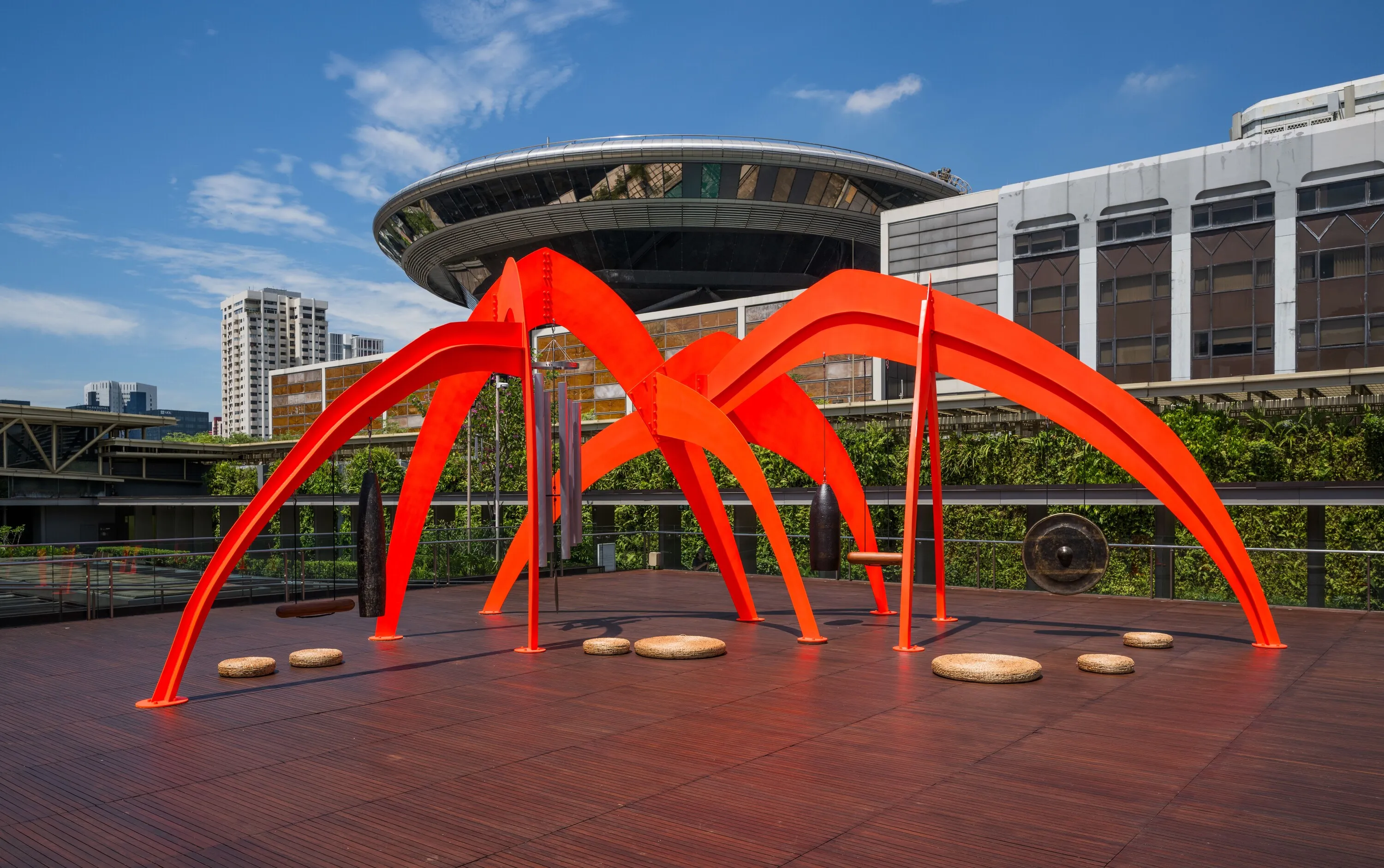 Installation view, Temple by Tuan Andrew Nguyen, National Gallery Singapore, 2025