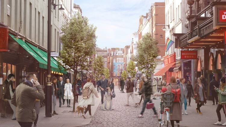 Proposed pedestrianisation of Old Compton Street  Proposed pedestrianisation of Old Compton Street
