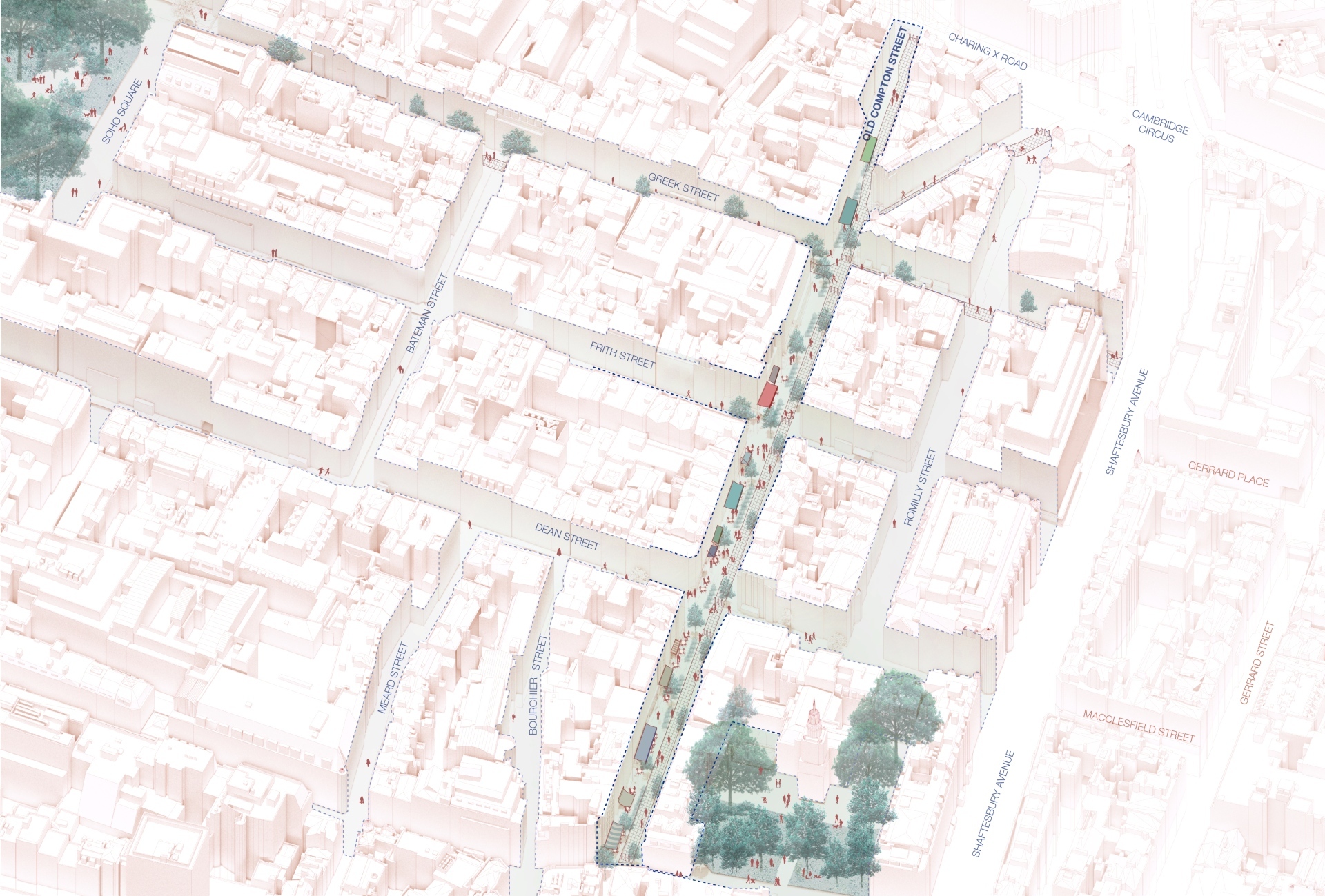 Proposed pedestrianisation of Soho 