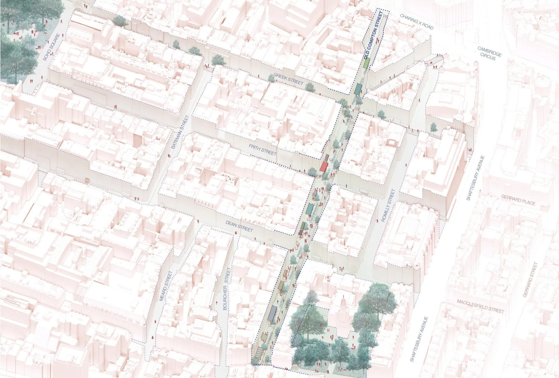 Proposed pedestrianisation of Soho