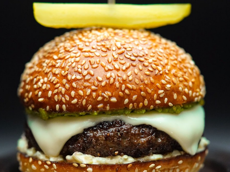 Tavern Burger at Sip & Guzzle Tavern Burger at Sip & Guzzle