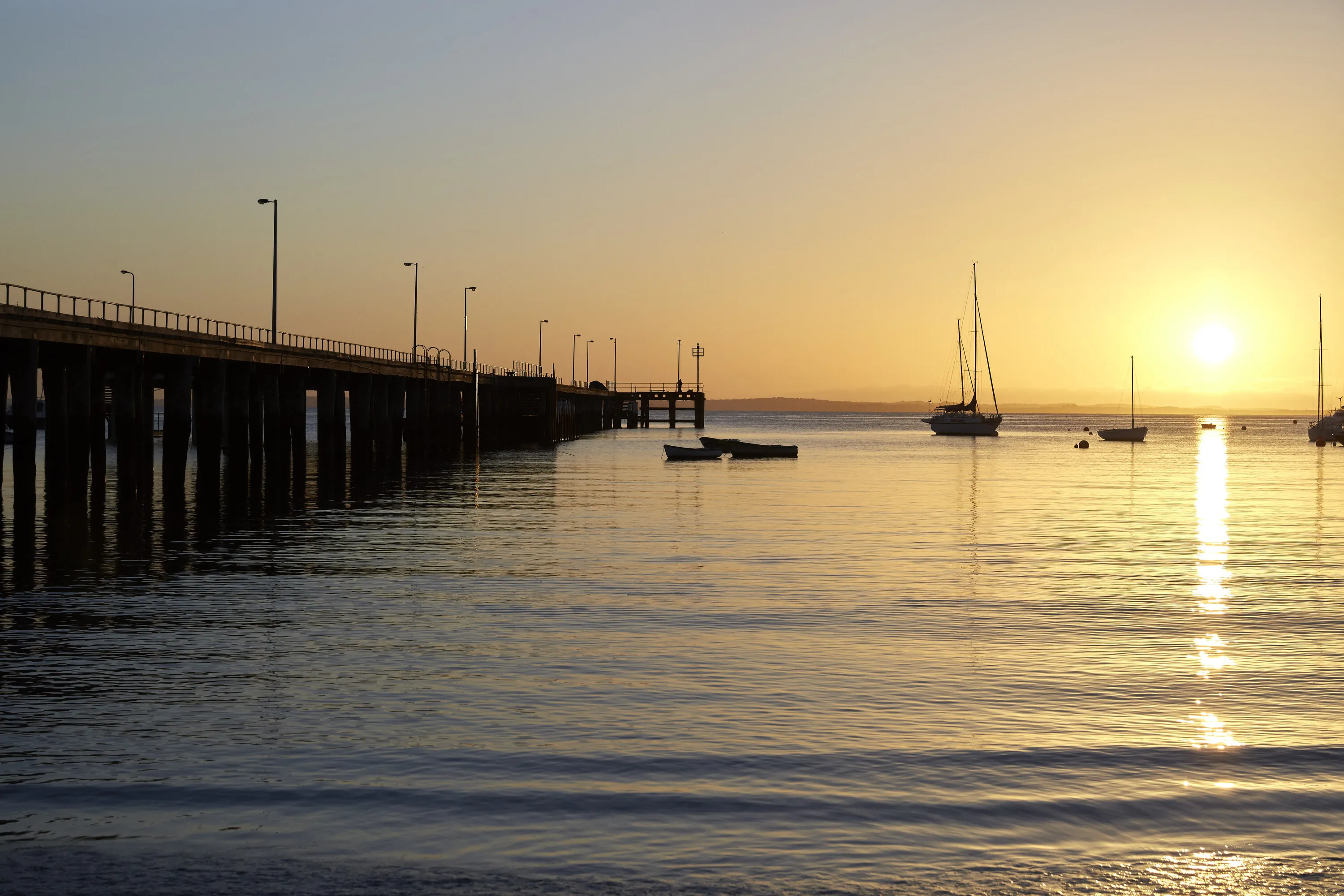 Sunset on the bay
