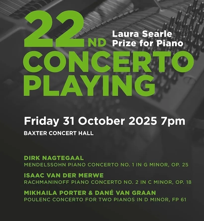 Laura Searle Prize for Piano Concerto Playing at Baxter Concert Hall