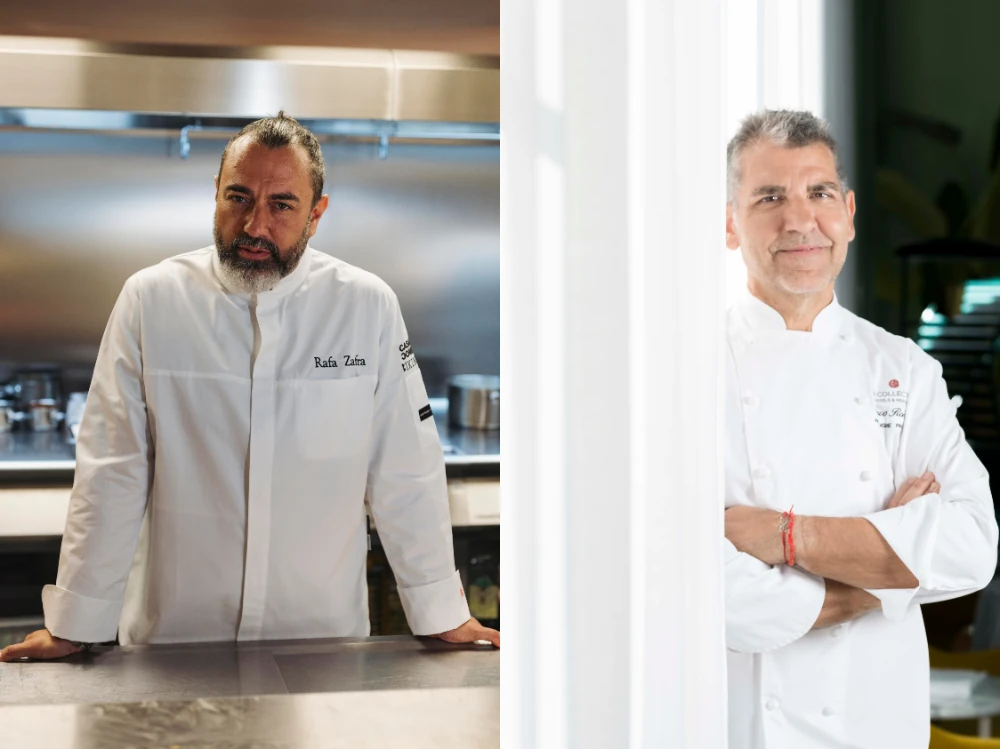 Rafa Zafra y Paco Roncero