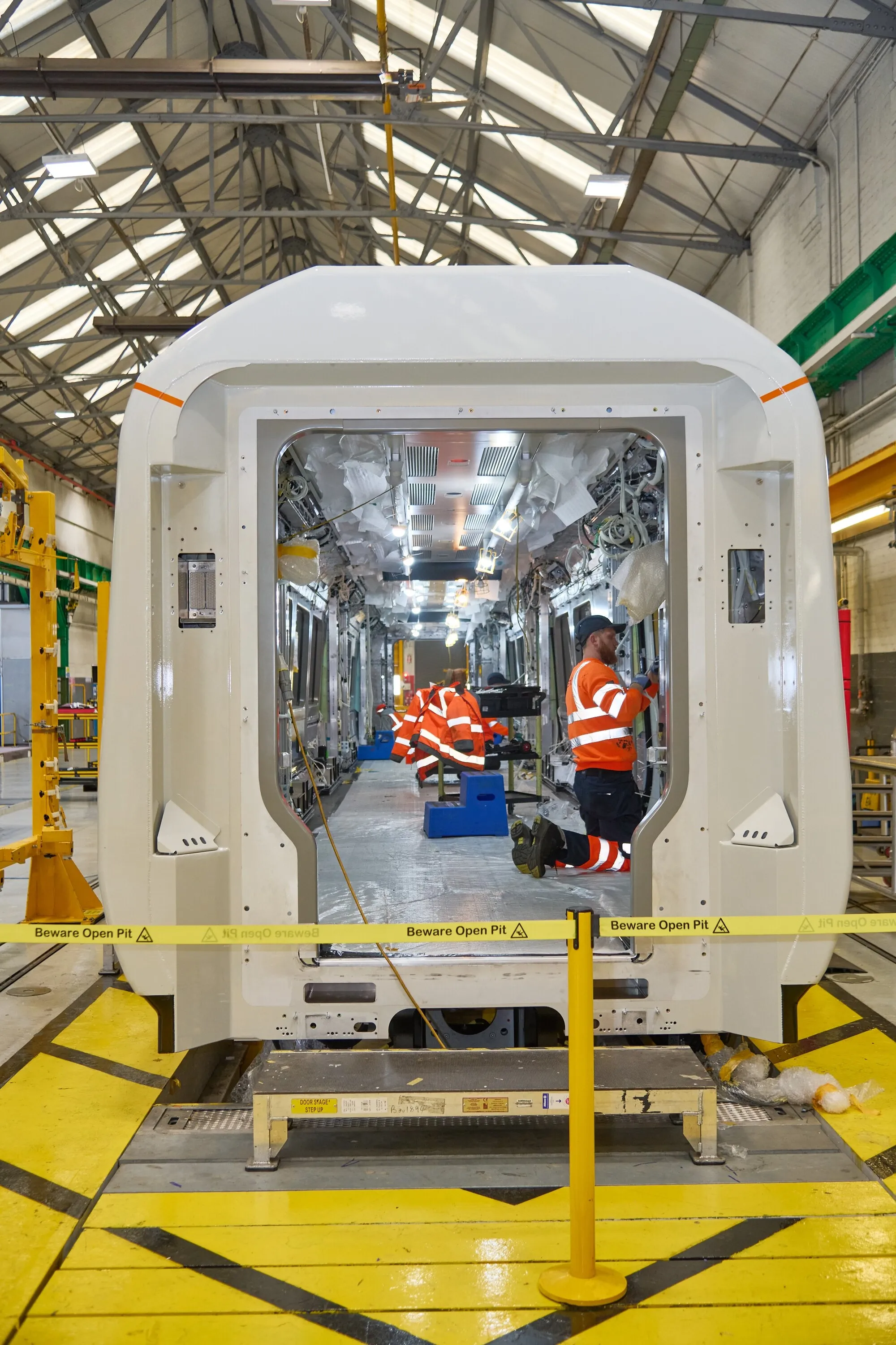 New Elizabeth line trains being built in Derby
