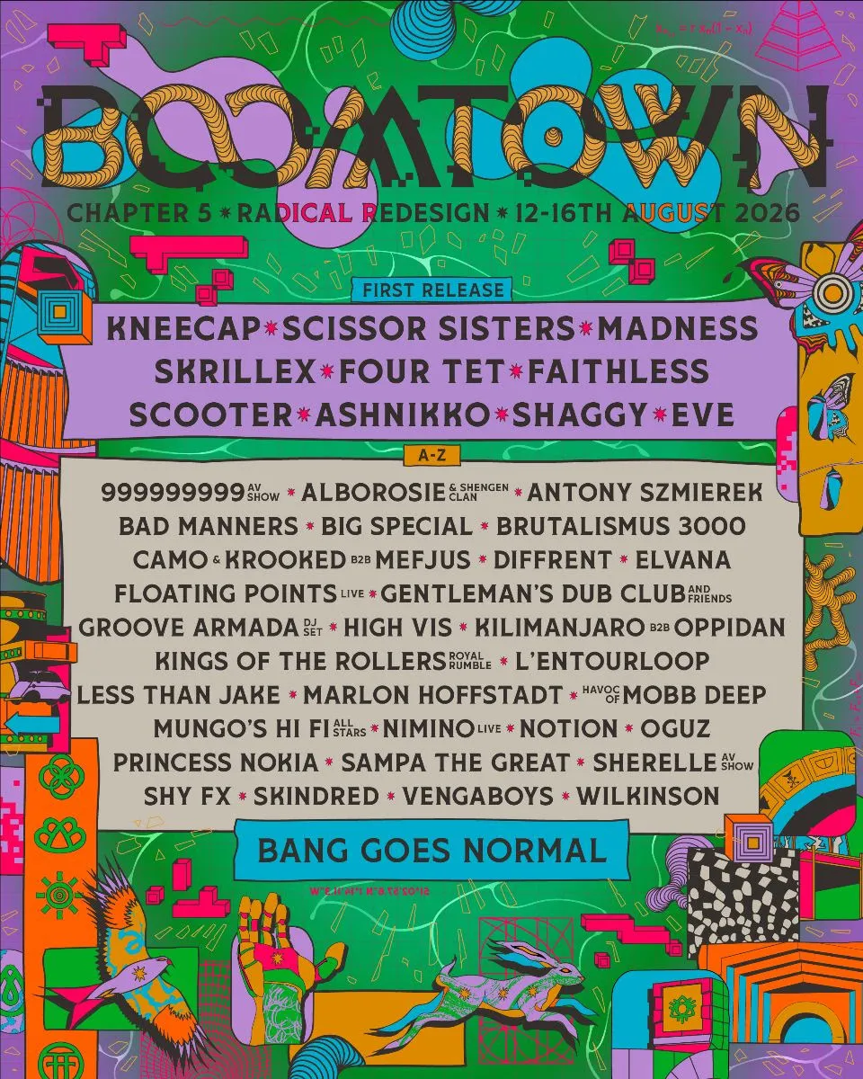 Boomtown 2026 poster