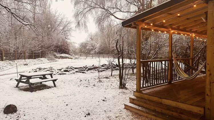 The countryside cabin in Somerset