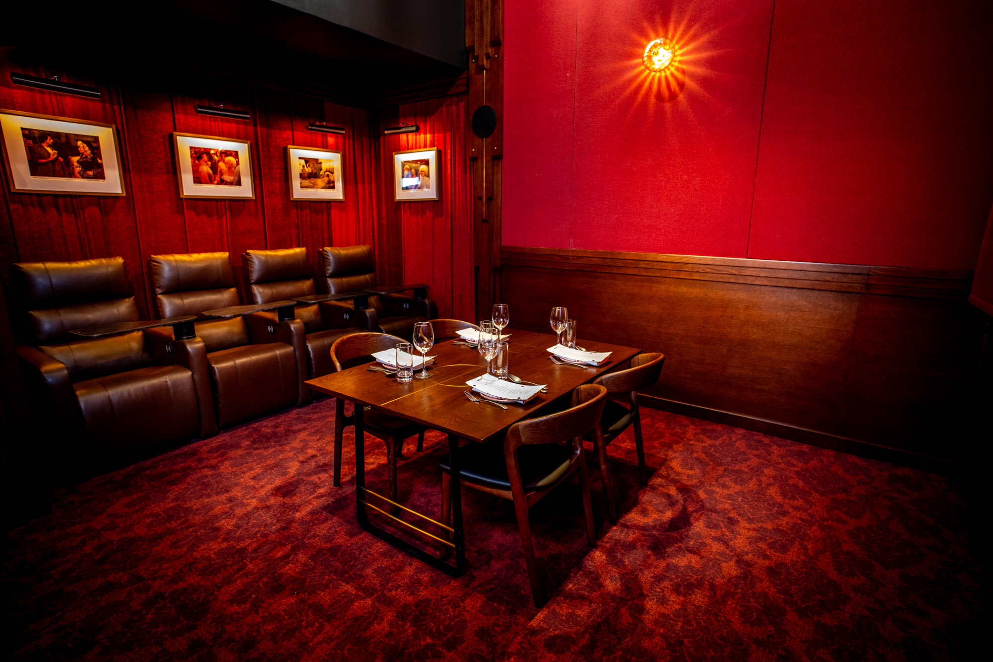 Order from film-inspired menus while catching a flick in a private suite at the new Metro Cinema in Chelsea