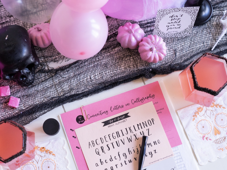 Calligraphy Class with Sip and Script Calligraphy Class with Sip and Script