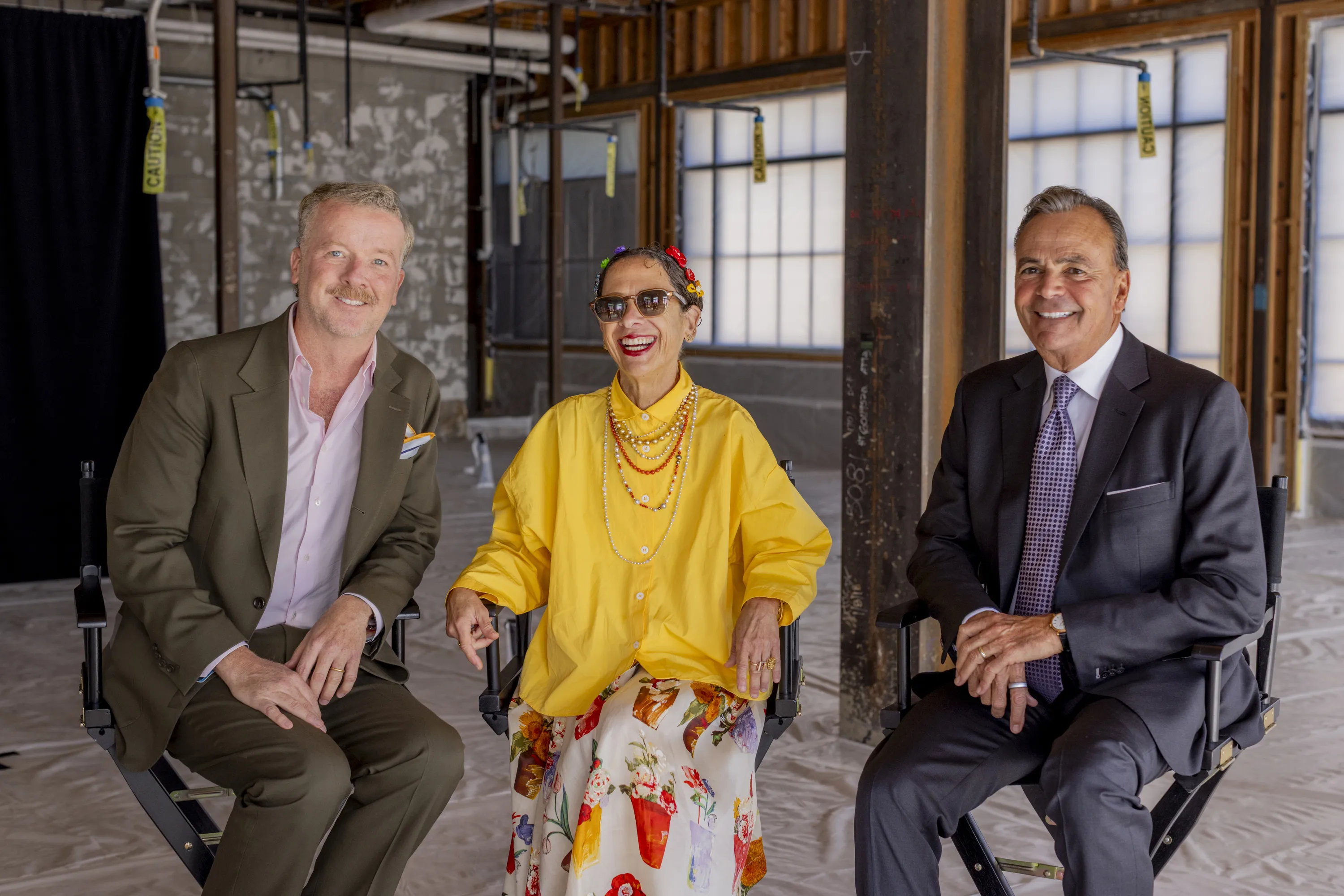 From left to right: Joseph “McG” Nichol of River Jetty, Nancy Silverton and Rick Caruso.