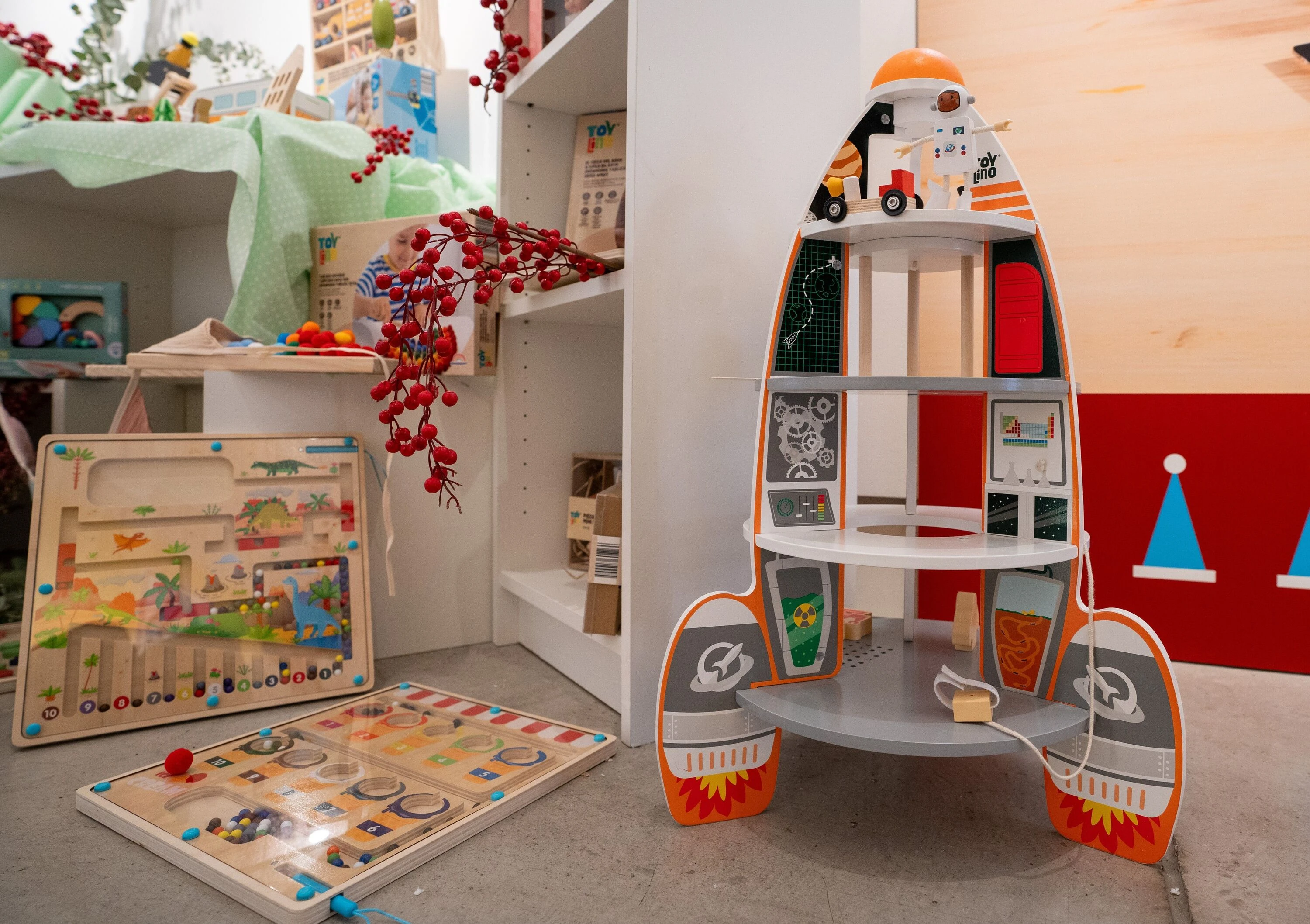 Mundo tem&aacute;tico Cohete. ALDI