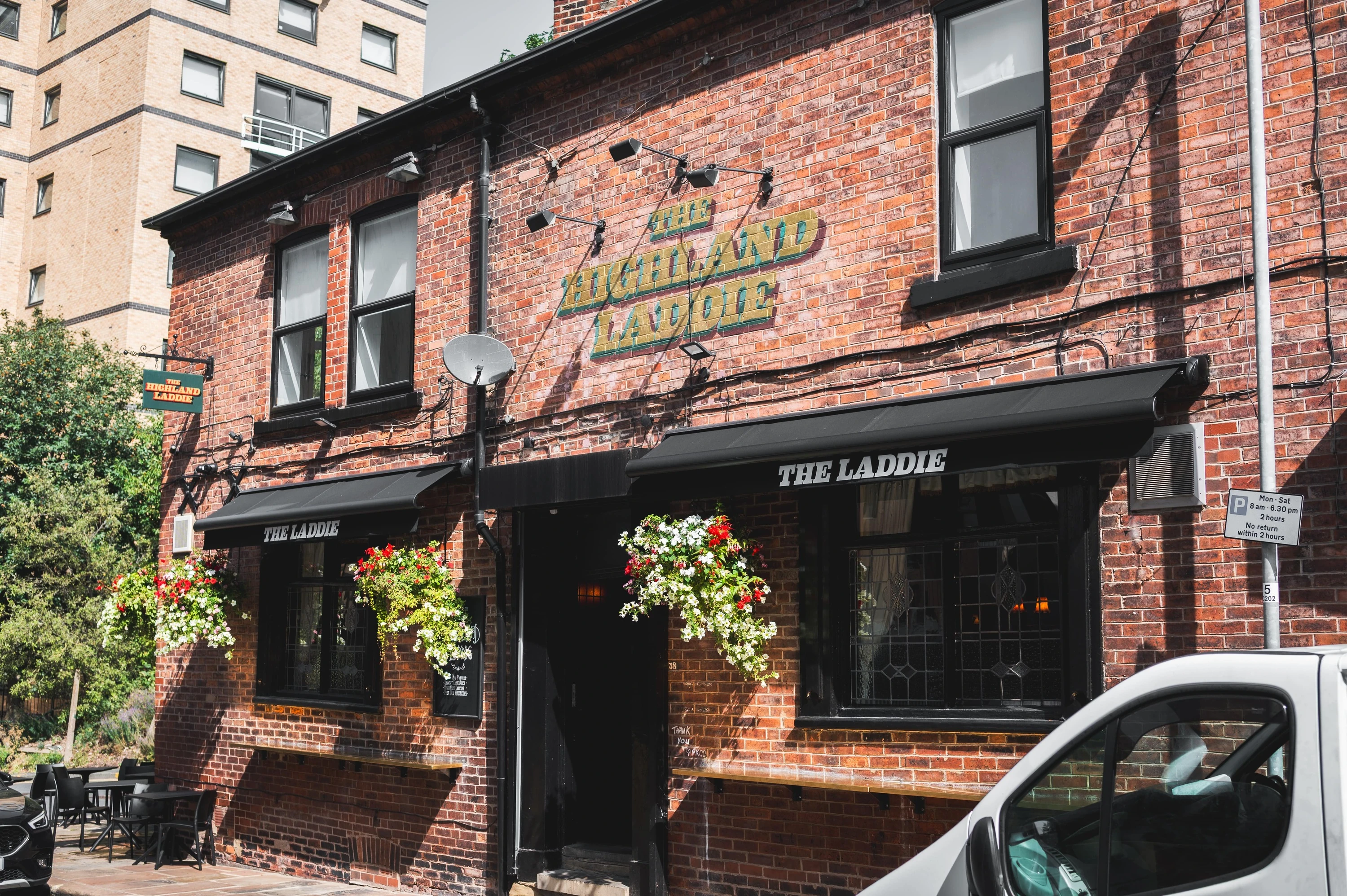 The exterior of the Highland Laddie pub in Leeds