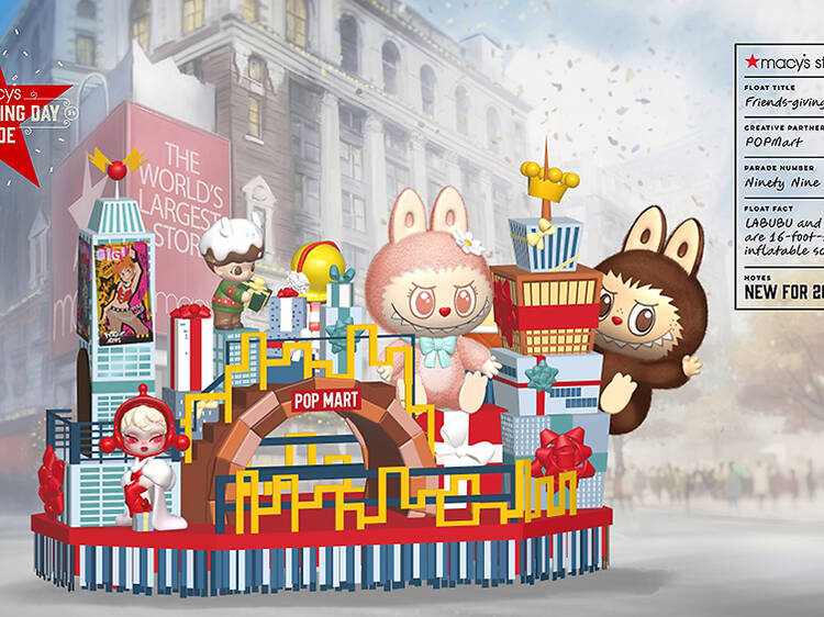 Two giant Labubu sculptures will be part of this year's Macy’s Thanksgiving Day Parade