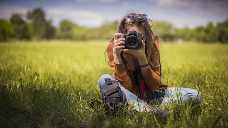 Woman photographer