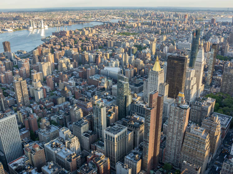 The city will turn this 34th Street parking lot on the East River into a public space with an outdoor gym The city will turn this 34th Street parking lot on the East River into a public space with an outdoor gym