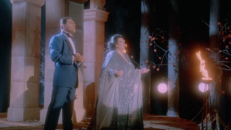 Montserrat Caballé y Freddie Mercury