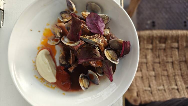 Les Enfants du Marché Assiette de pluma et palourdes