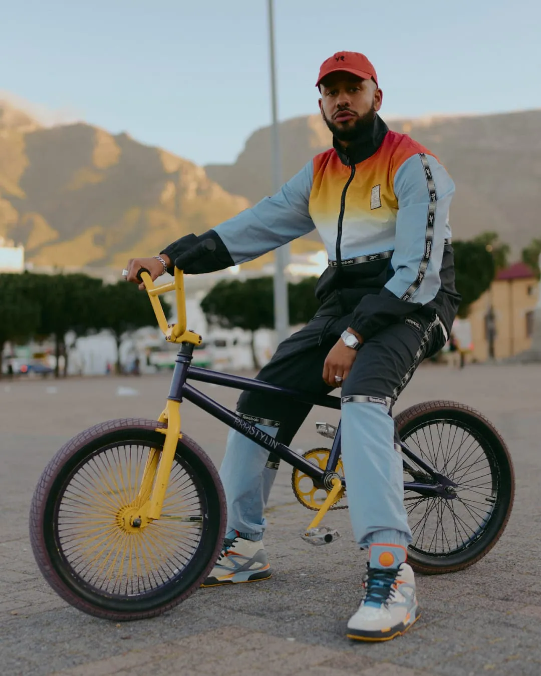 YoungstaCPT wearing his limited edition ‘OH-TWO-1’ REEBOK sneaker