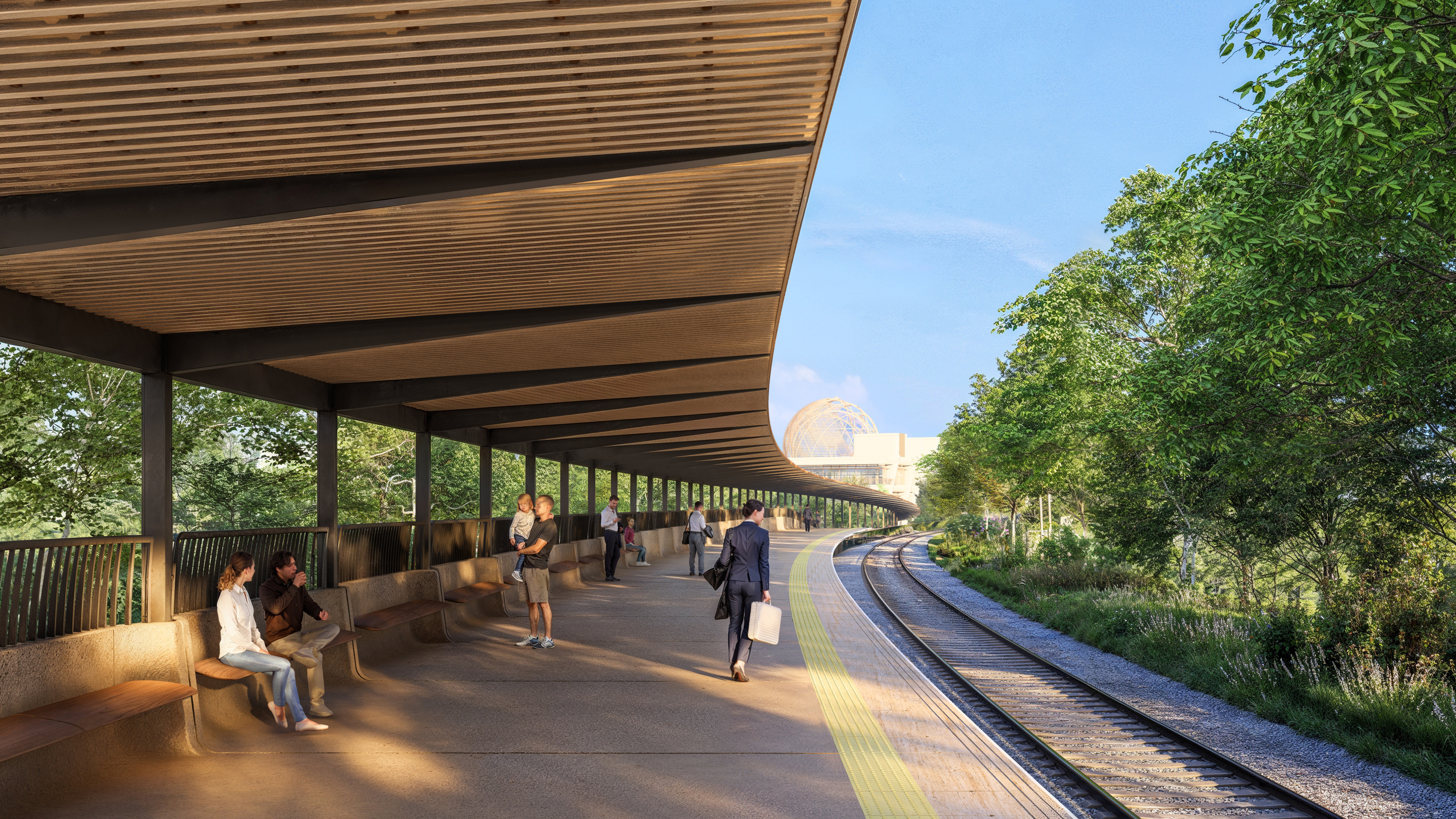 One of the most famous architects in the world is set to build a new train station in England