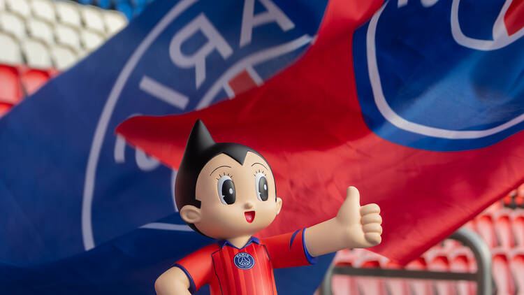 Une figurine Astro Boy Paris signée Saint-Germain et Leblon Delienne