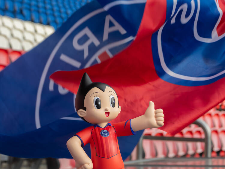 Une figurine Astro Boy Paris signée Saint-Germain et Leblon Delienne