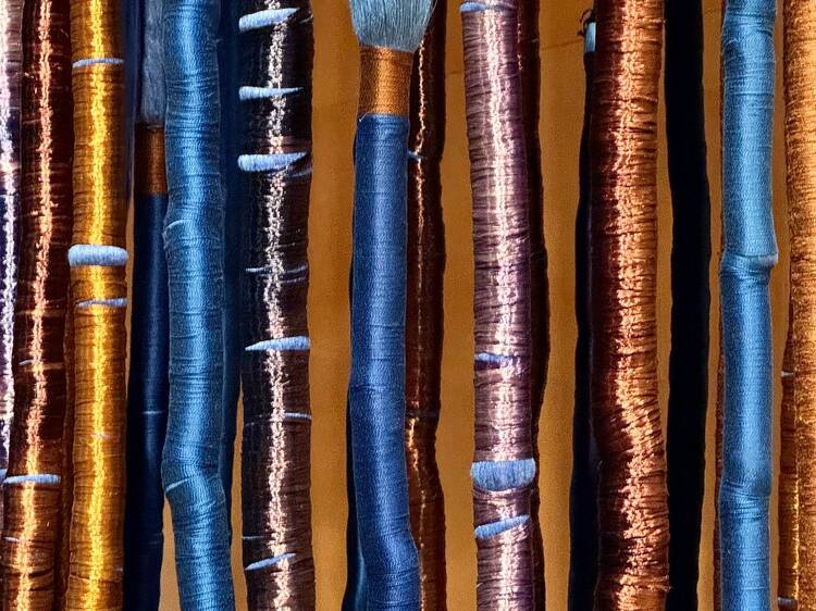 Le fil voyageur, au Musée du Quai Branly Le fil voyageur, au Musée du Quai Branly