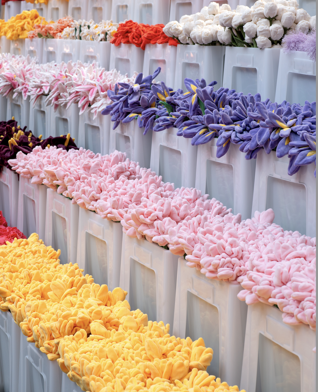 Snag those viral $10 felt flowers by Cj Hendry at the artist's first permanent store