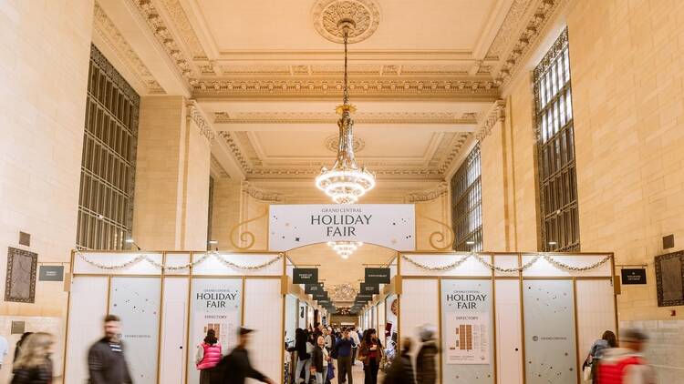 Inside Grand Central Terminal Holiday Fair Inside Grand Central Terminal Holiday Fair