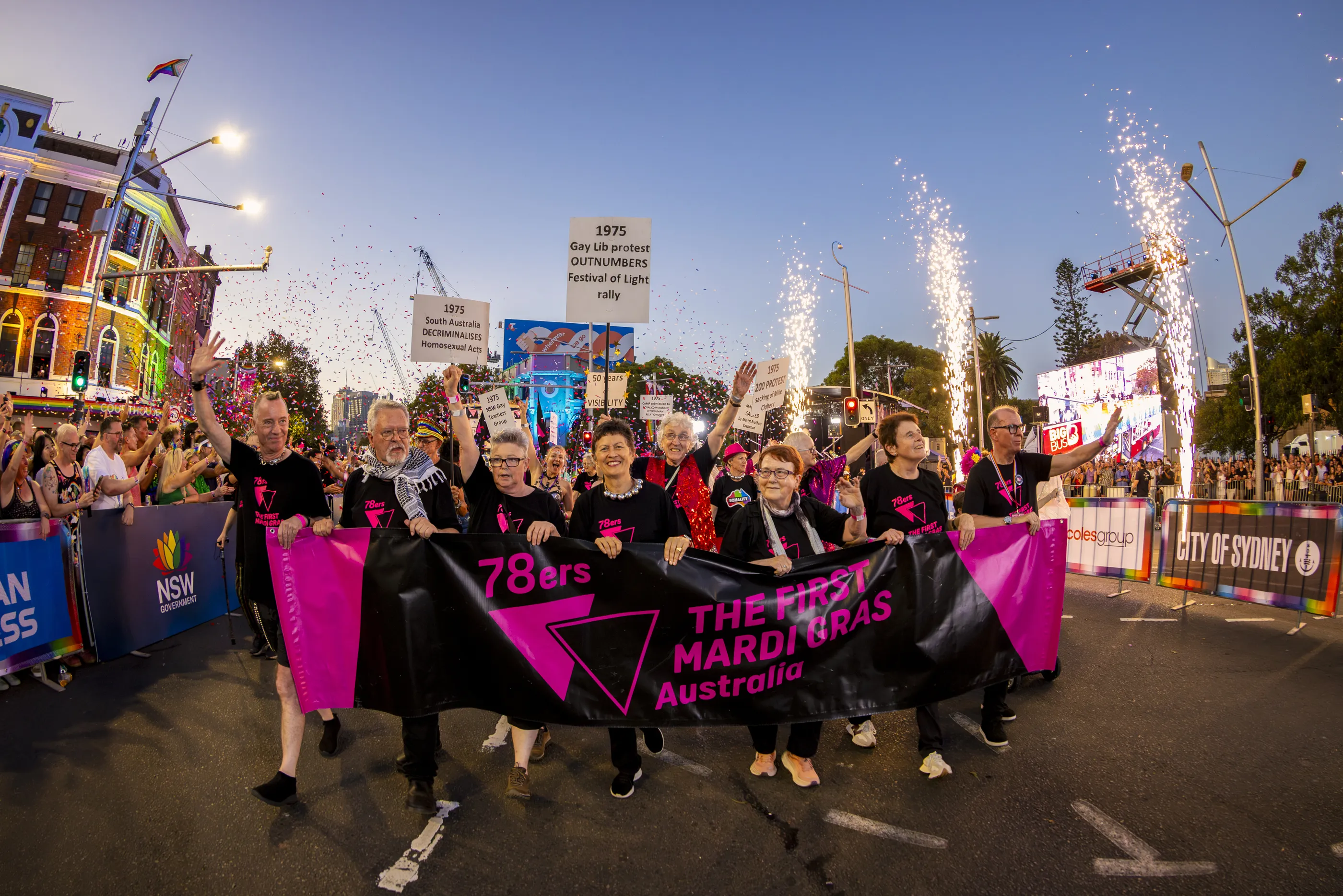 Sydney Gay and Lesbian Mardi Gras Parade on March 1, 2025