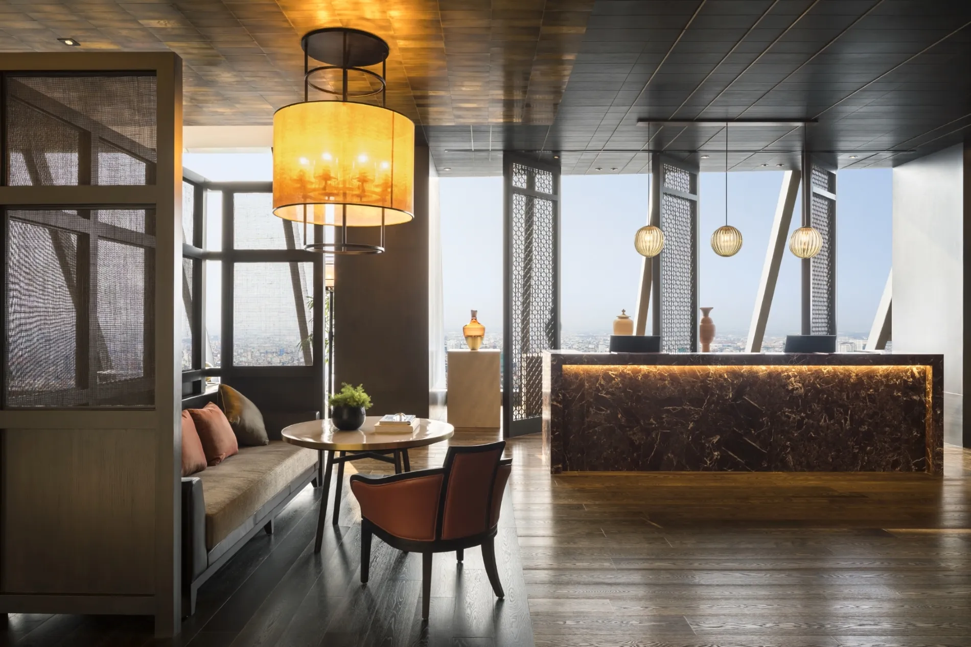 Rosewood Phnom Penh lobby