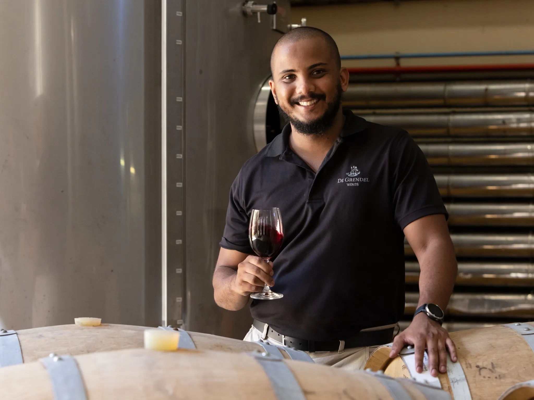De Grendel winemaker Morgan Steyn