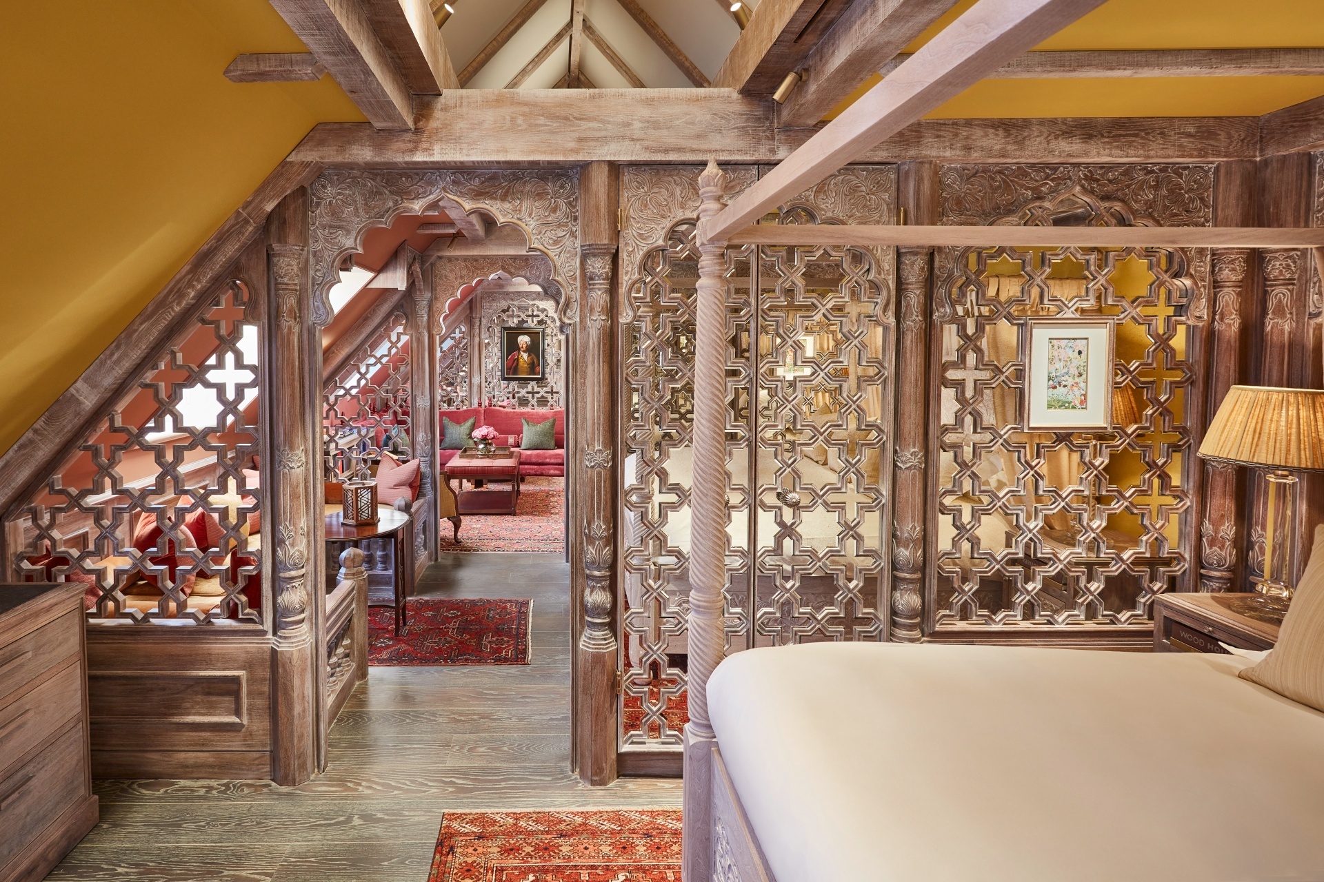 Bedroom at The Connaught hotel