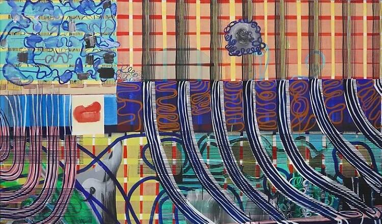 Juan Uslé. Ese barco en la montaña