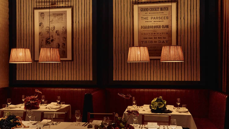 Kolkata Cricket Club The private dining room at Kolkata Cricket Club.