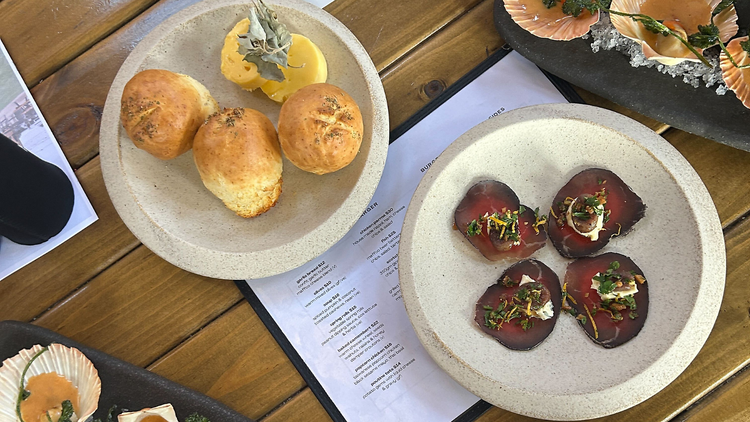 Maffco Brewery and Distillery Food at Maffco Brewery and Distillery.