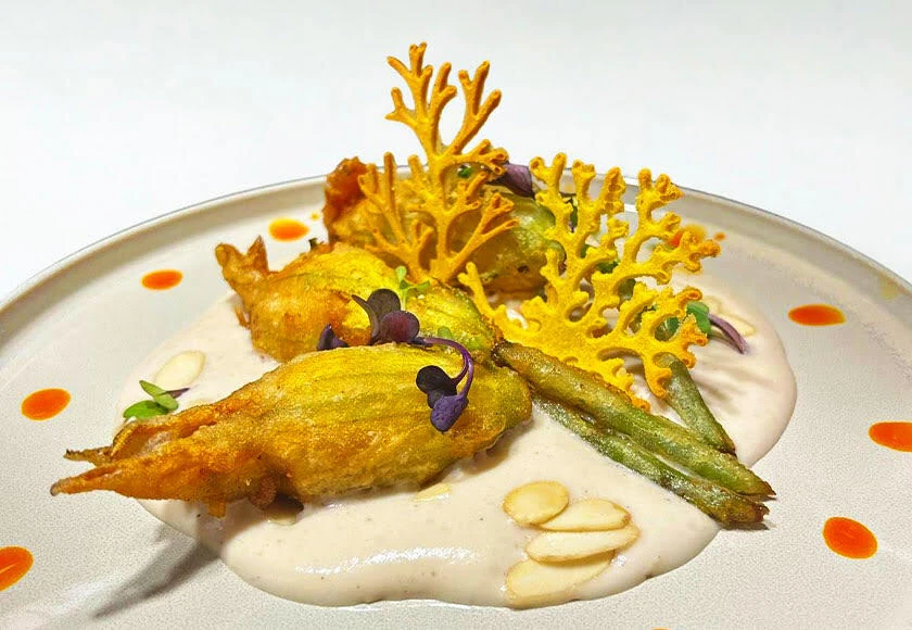 Flor de mar entre casta&ntilde;as. Taberna Ventura