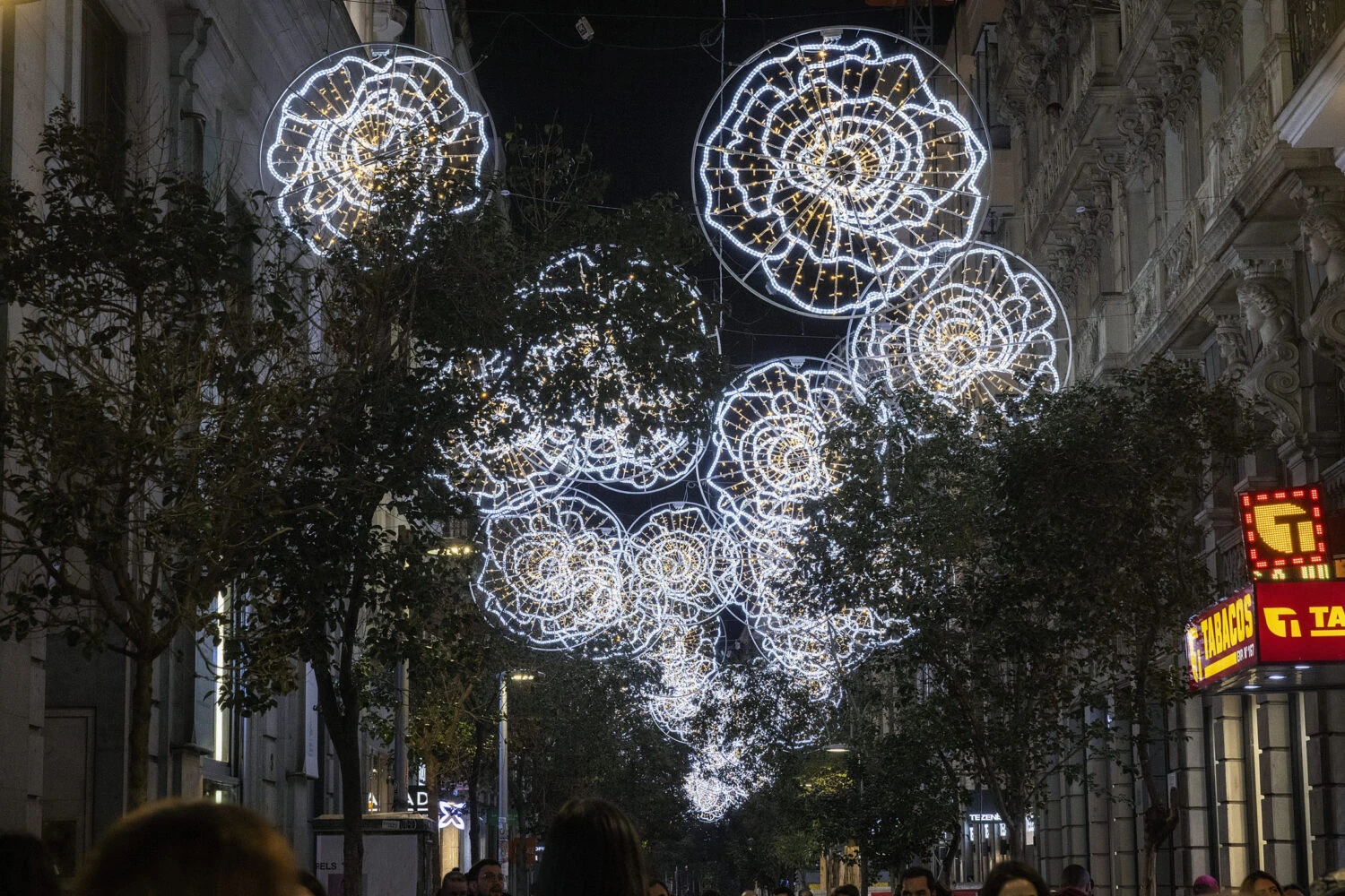 Luces de Navidad, Juana Mart&iacute;n. Ayuntamiento de Madrid