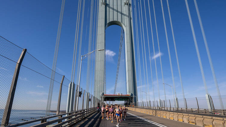 nyrr marathon on verrazano bridge