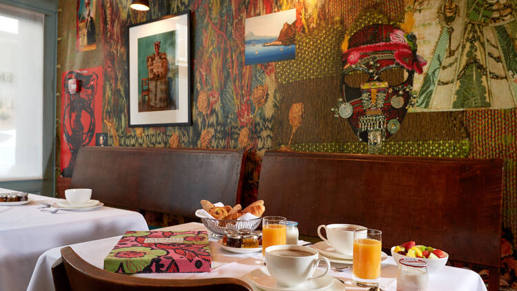 Petit Moulin breakfast in hotel