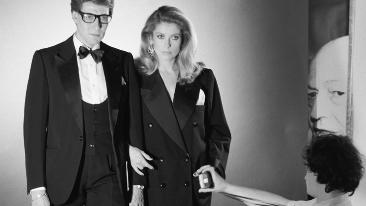Yves Saint Laurent et Catherine Deneuve/Helmut Newton Yves Saint Laurent et Catherine Deneuve/Helmut Newton