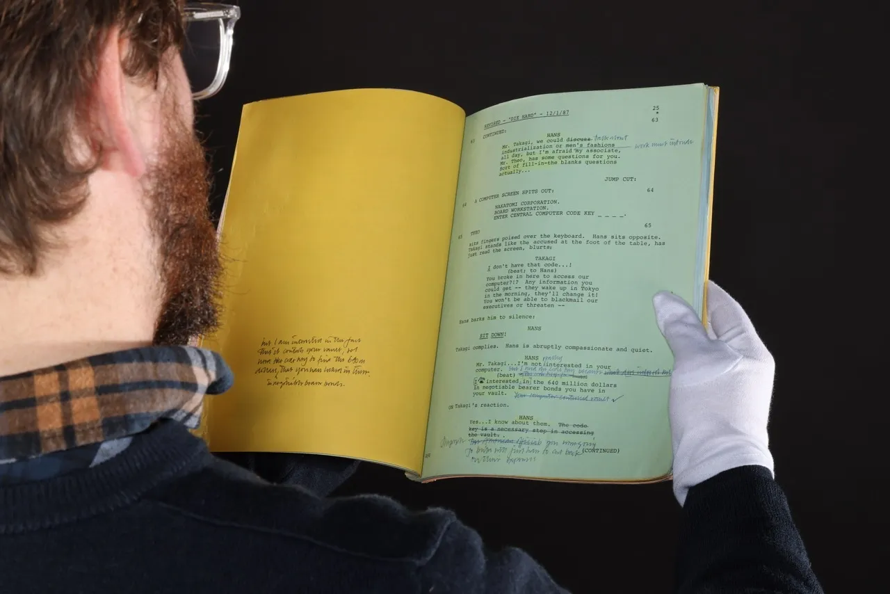 Alan Rickman's annotated scripts are up for auction