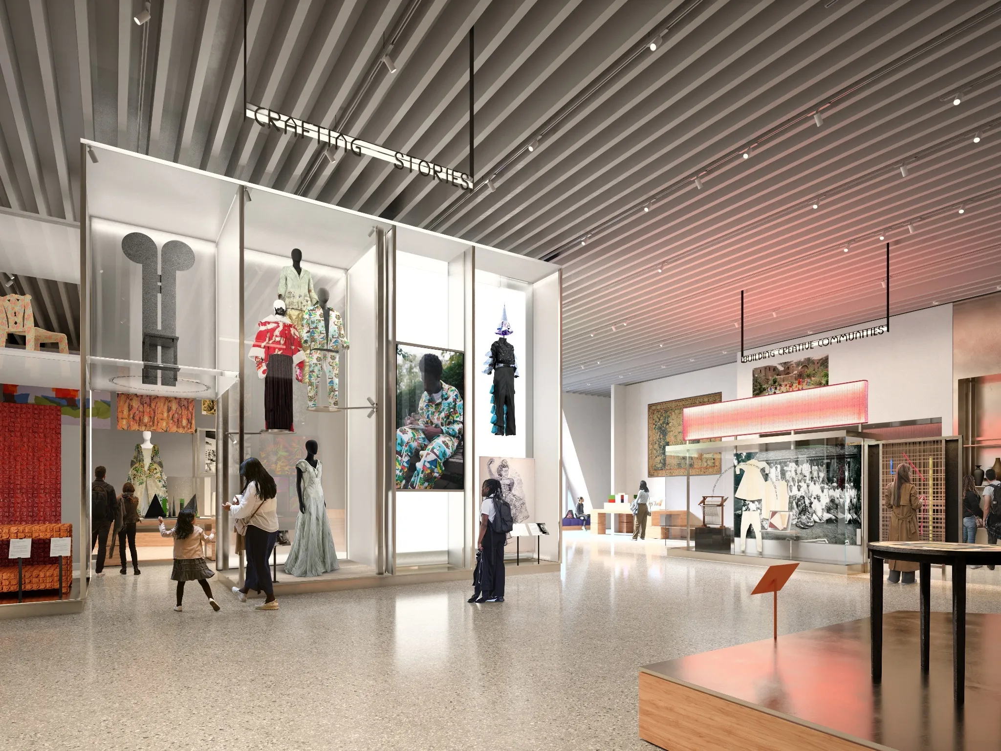 V&A East Museum Why We Make Galleries render © JA Projects