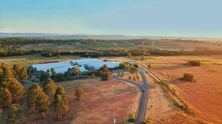 First Creek Wines Aerial Shot First Creek Wines Hunter Valley