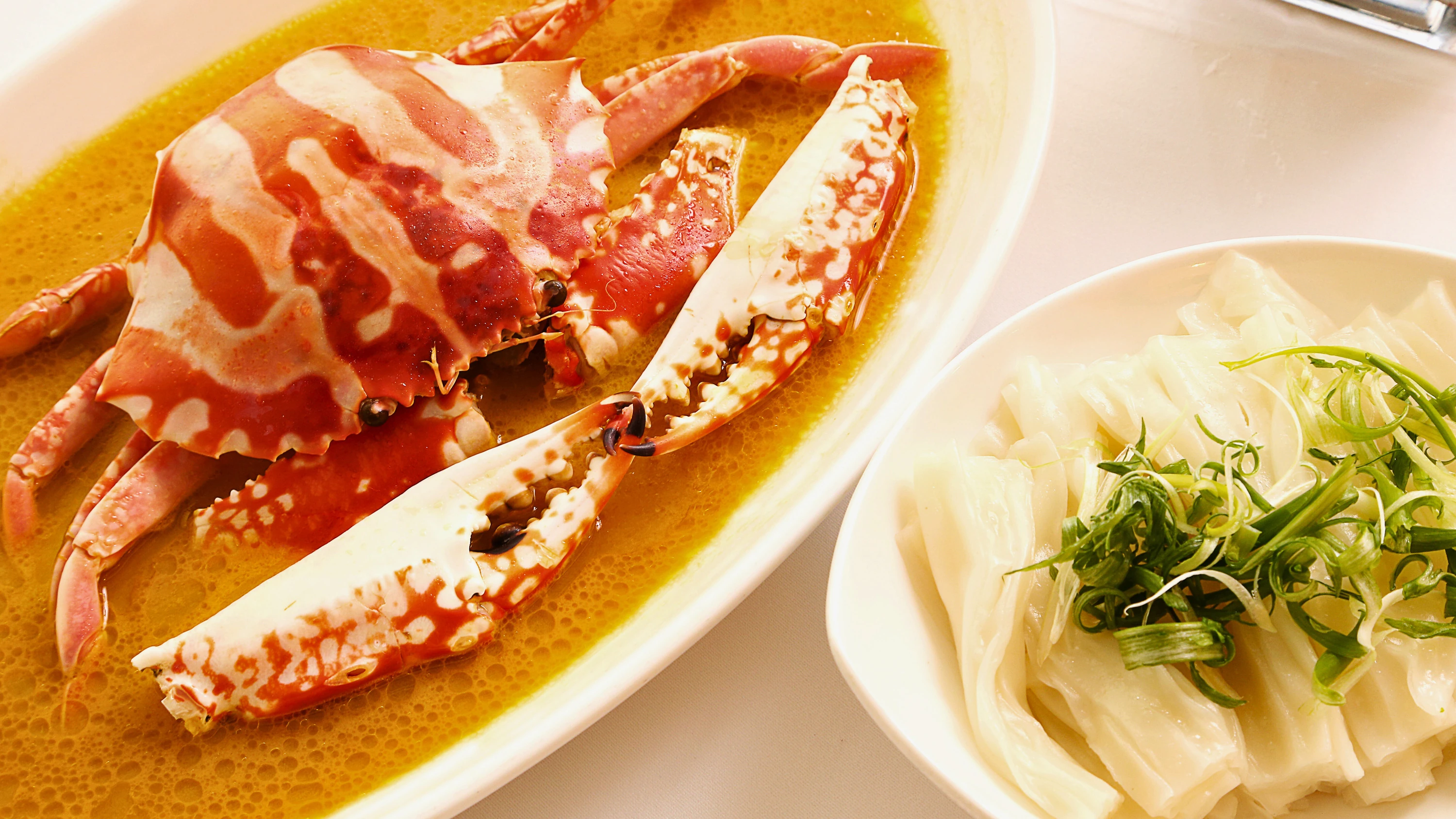 The Chairman steamed flower crab 