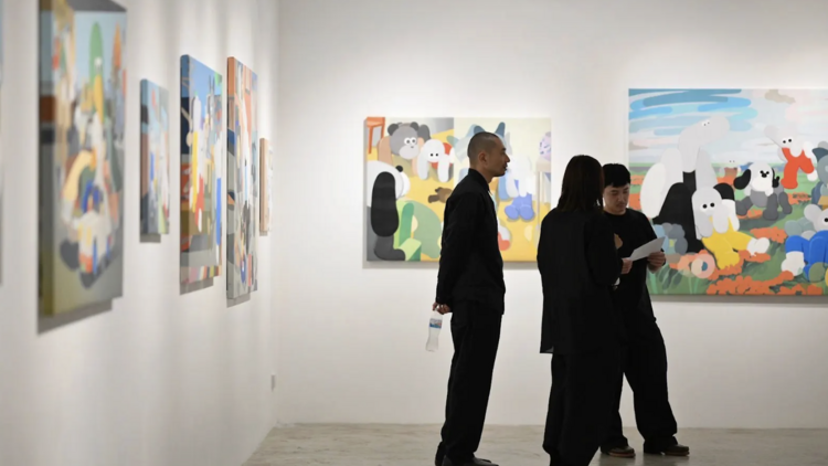 Why the main character in this new Bangkok art show is a finger with no mouth