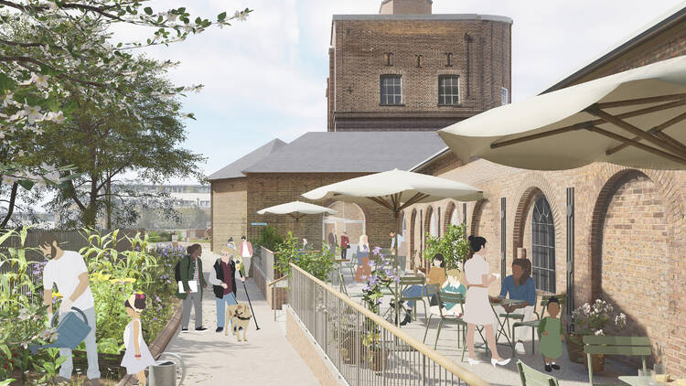 Impression - Terrace at the new Quentin Blake Centre for Illustration