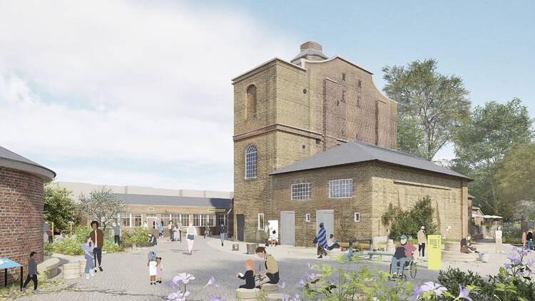 Impression - Exterior of the new Quentin Blake Centre for Illustration