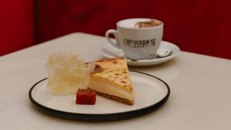 Tarta de queso de Luna&Wanda y Café Barbieri